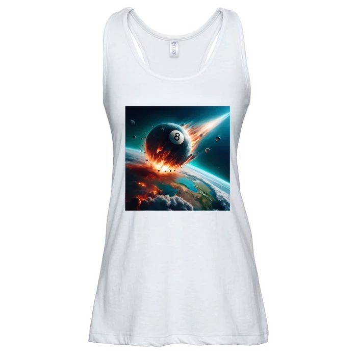 Apophis 99942 Impact 2029 Awakening 8 Ball Billiard Ladies Essential Flowy Tank