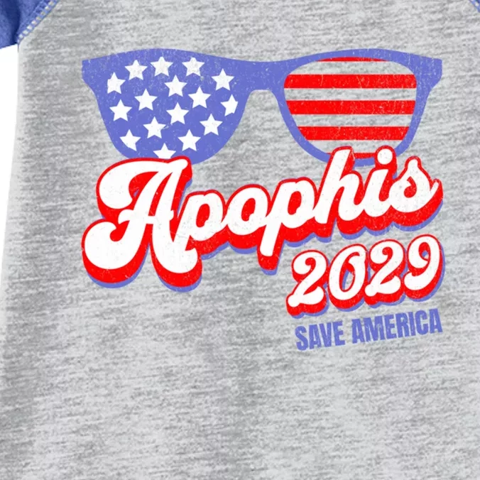 Asteroid 99942 Save America 4th Of July Apophis 2029 Gift Infant Baby Jersey Bodysuit