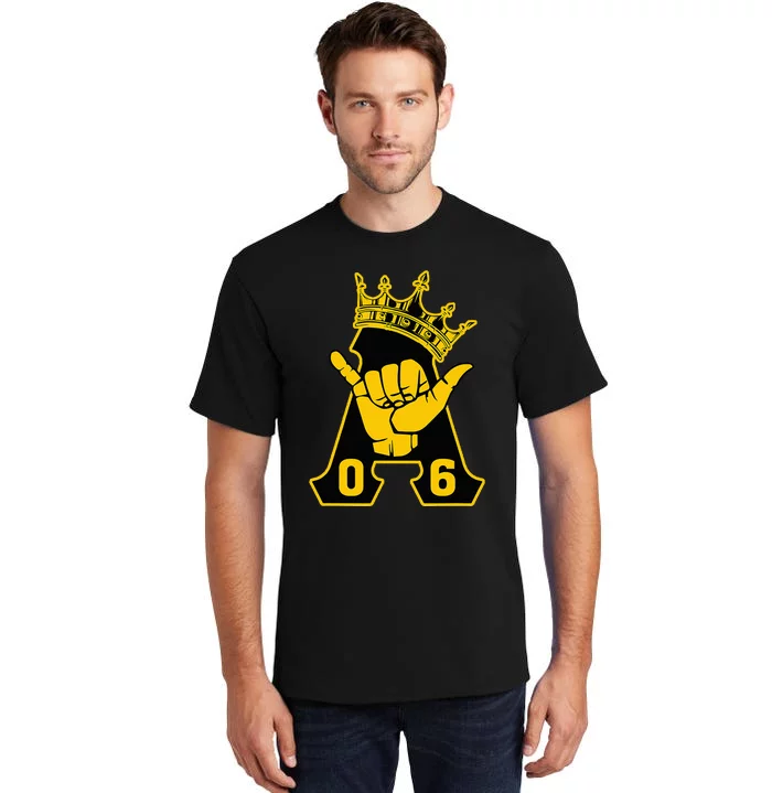 Alpha African 1906 Fraternity Hand Sign Crown Tall T-Shirt