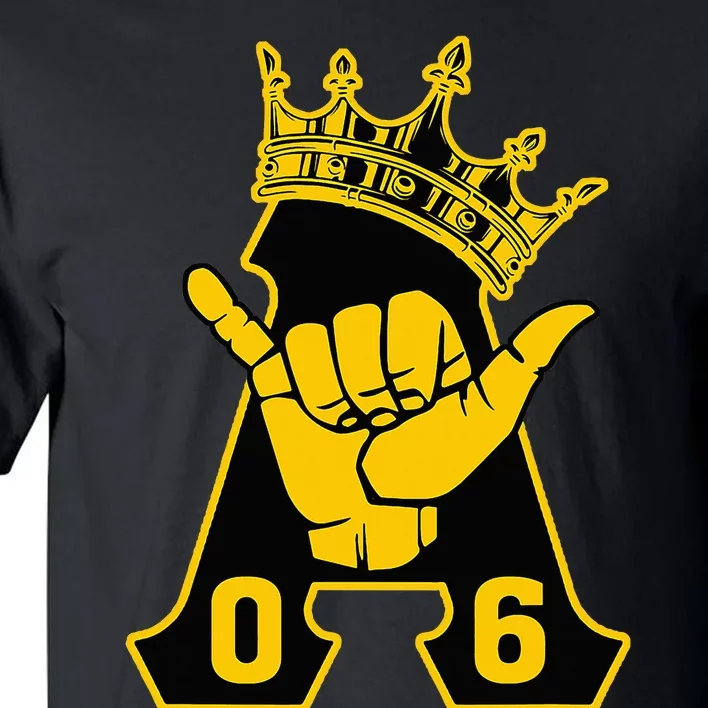 Alpha African 1906 Fraternity Hand Sign Crown Tall T-Shirt