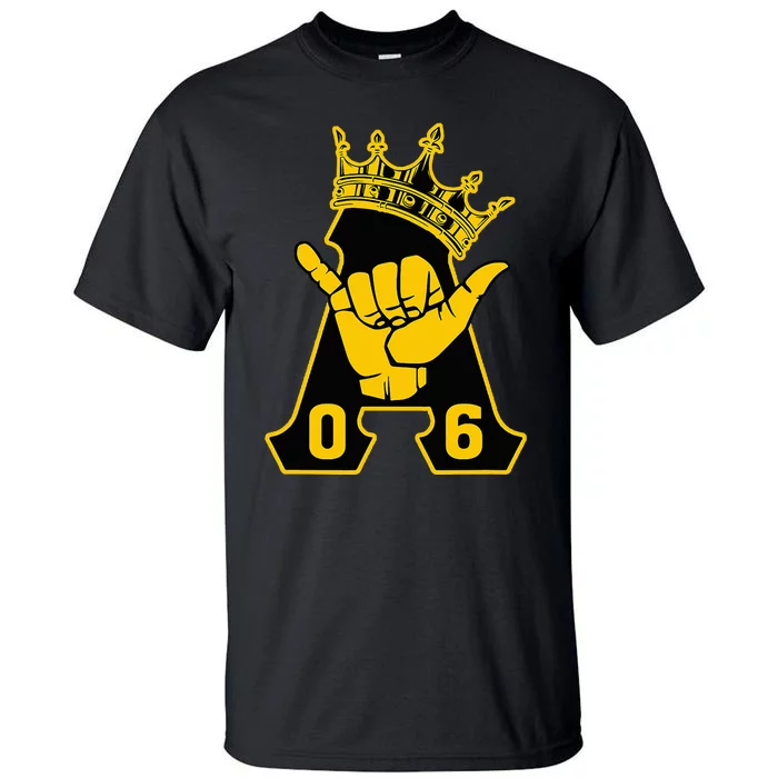 Alpha African 1906 Fraternity Hand Sign Crown Tall T-Shirt