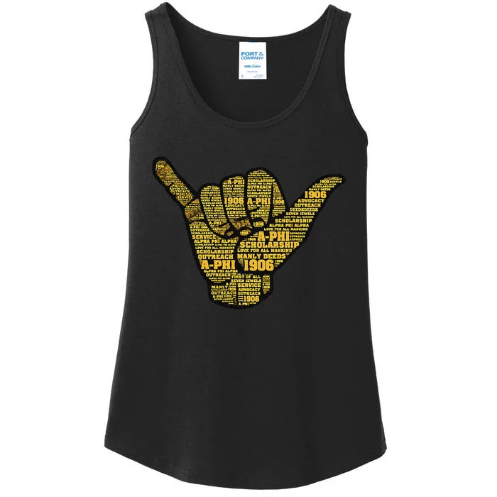 Alpha African 1906 Fraternity Information Description Ladies Essential Tank