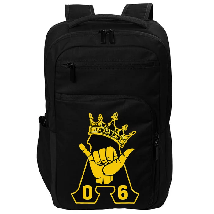 Alpha African 1906 Fraternity Hand Sign Crown Impact Tech Backpack