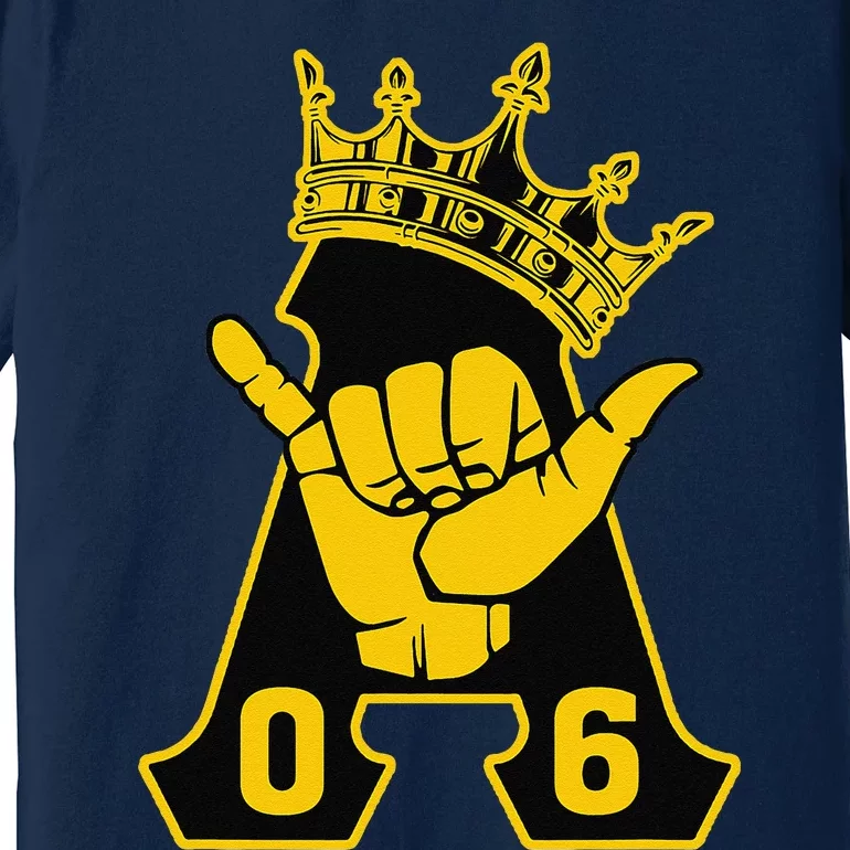 Alpha African 1906 Fraternity Hand Sign Crown Premium T-Shirt