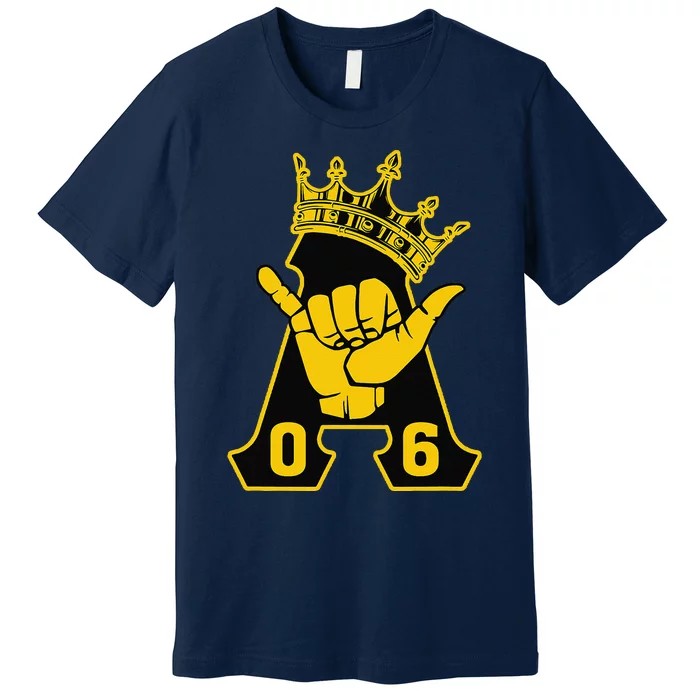 Alpha African 1906 Fraternity Hand Sign Crown Premium T-Shirt