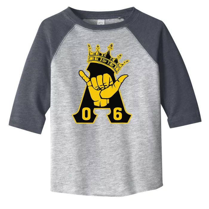 Alpha African 1906 Fraternity Hand Sign Crown Toddler Fine Jersey T-Shirt