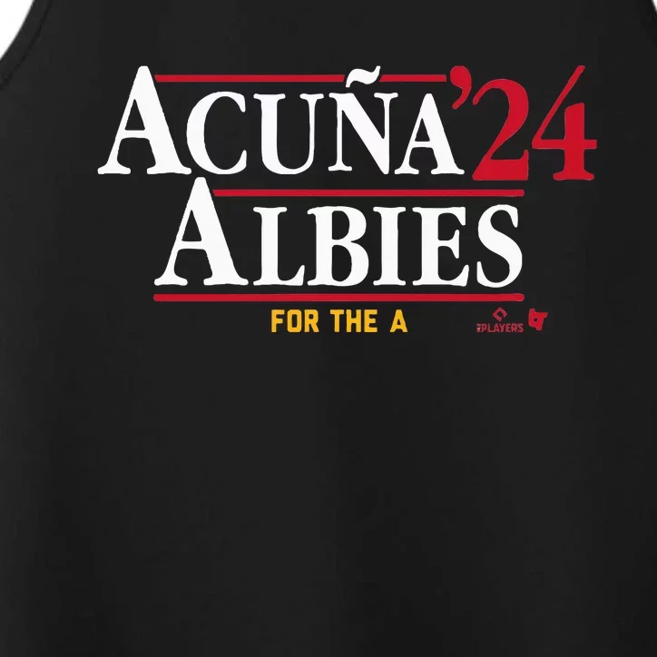 AcuñA Albies 24 Atlanta Baseball Performance Tank