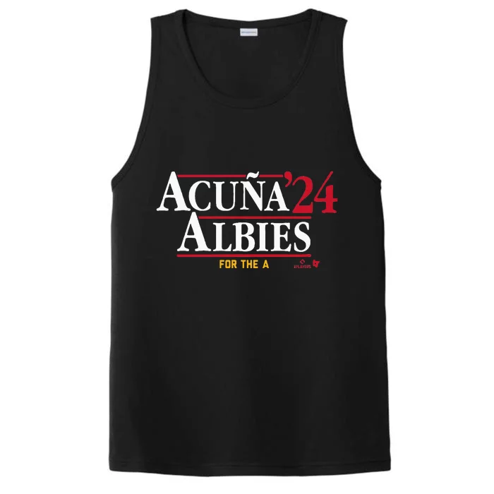 AcuñA Albies 24 Atlanta Baseball Performance Tank