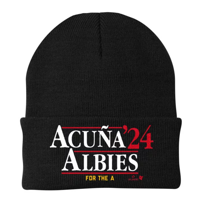 AcuñA Albies 24 Atlanta Baseball Knit Cap Winter Beanie