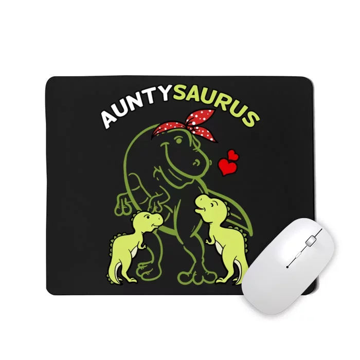 Auntysaurus Aunty 2 Dinosaur Aunt & Uncles Day Mousepad