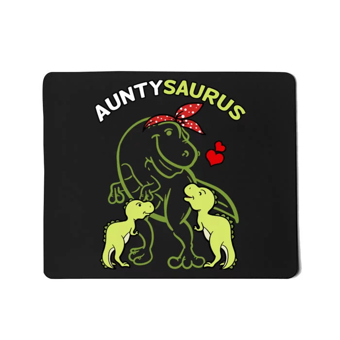 Auntysaurus Aunty 2 Dinosaur Aunt & Uncles Day Mousepad