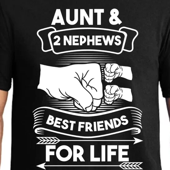 Aunt And 2 Nephews Best Friends For Life Aunts Nieces Gift Pajama Set