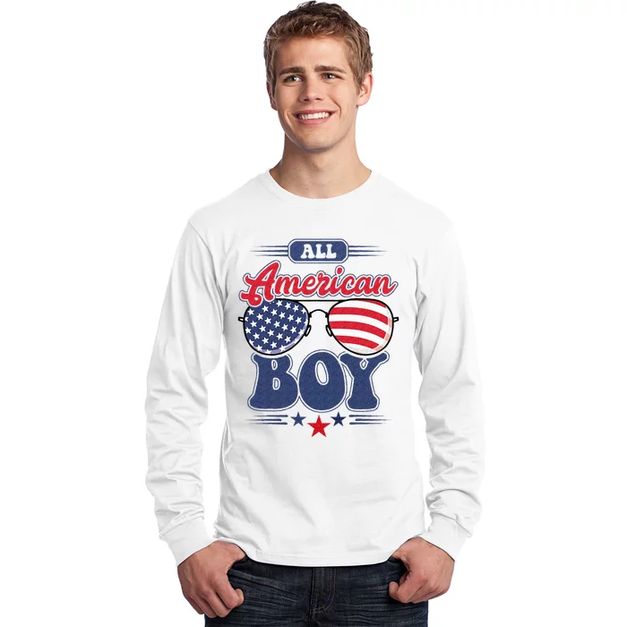 All American 4th Of July Family Matching Long Sleeve Shirt