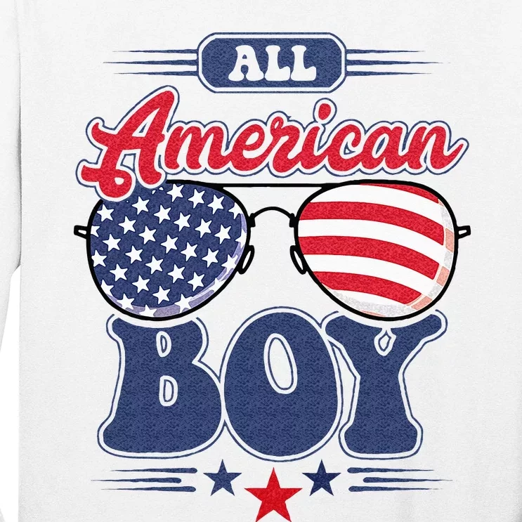 All American 4th Of July Family Matching Long Sleeve Shirt