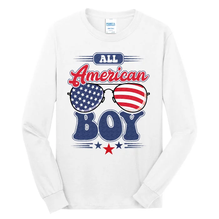 All American 4th Of July Family Matching Tall Long Sleeve T-Shirt