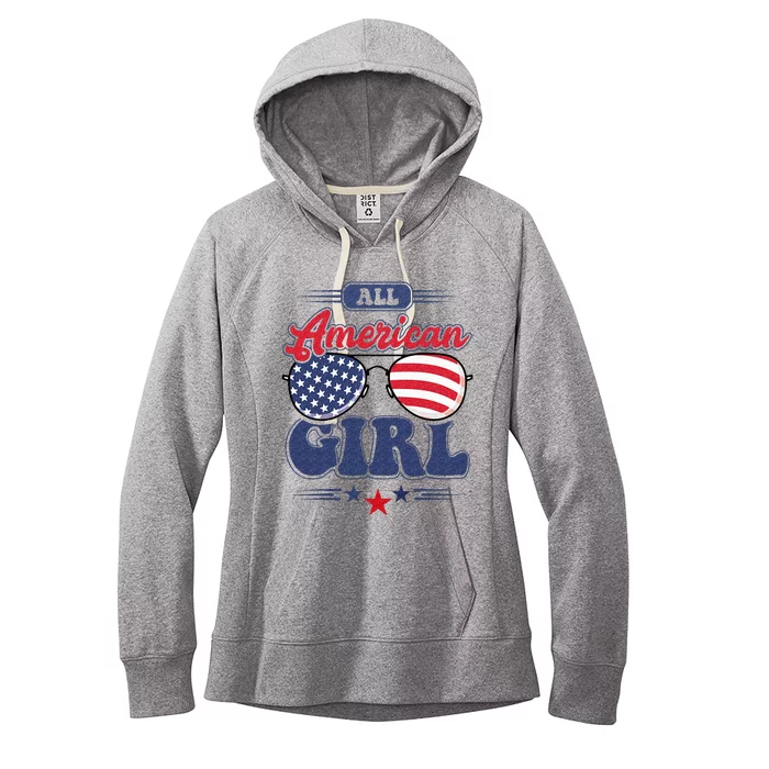 All American 4th Of July Family Matching Women's Fleece Hoodie