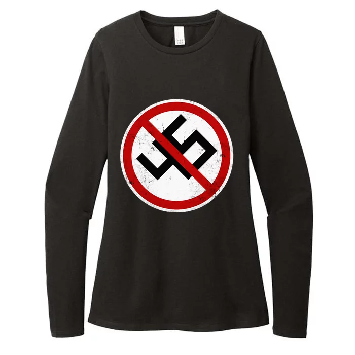 Antitrump Anti 45 Anti Nazi Womens CVC Long Sleeve Shirt