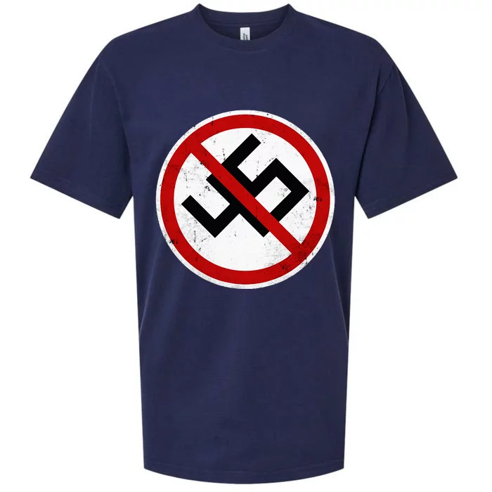 Antitrump Anti 45 Anti Nazi Sueded Cloud Jersey T-Shirt