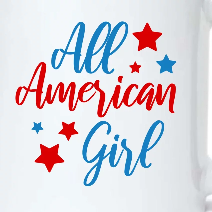 All American 4th Of July Usa Patriotic Cute Gift Black Color Changing Mug