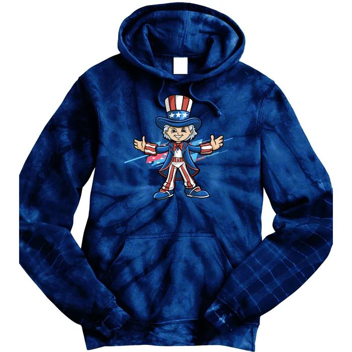 All American 4th Of July Independence Day Tie Dye Hoodie