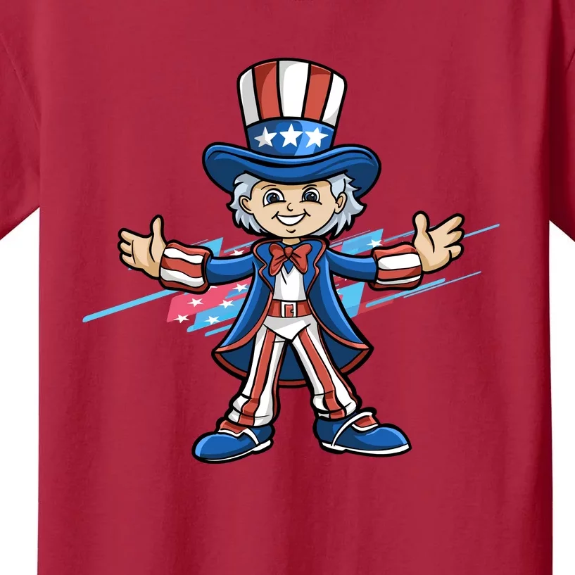 All American 4th Of July Independence Day Kids T-Shirt