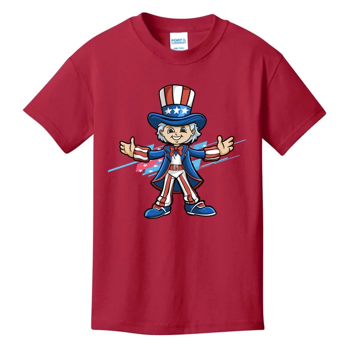 All American 4th Of July Independence Day Kids T-Shirt