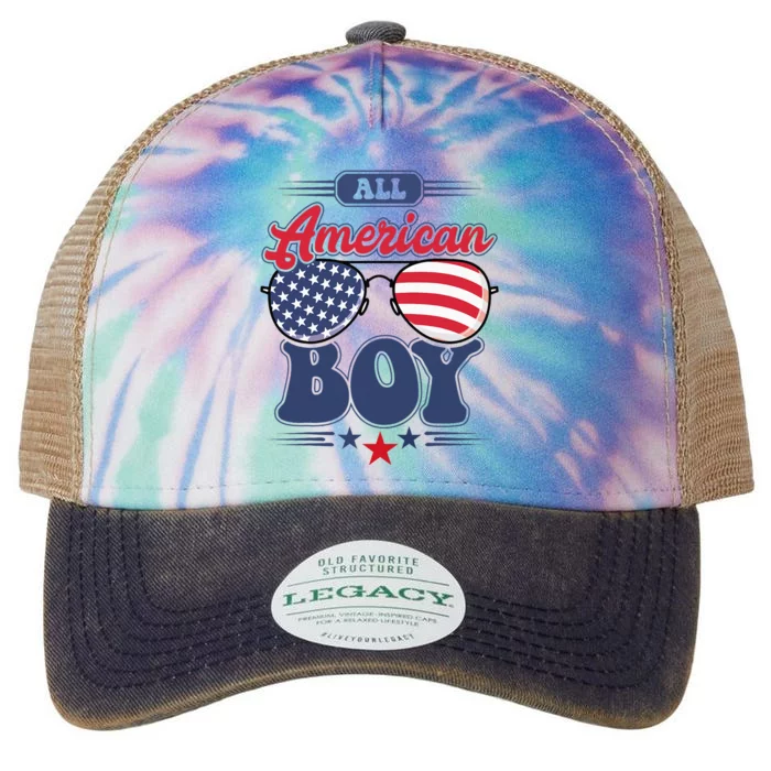 All American 4th Of July Family Matching Legacy Tie Dye Trucker Hat