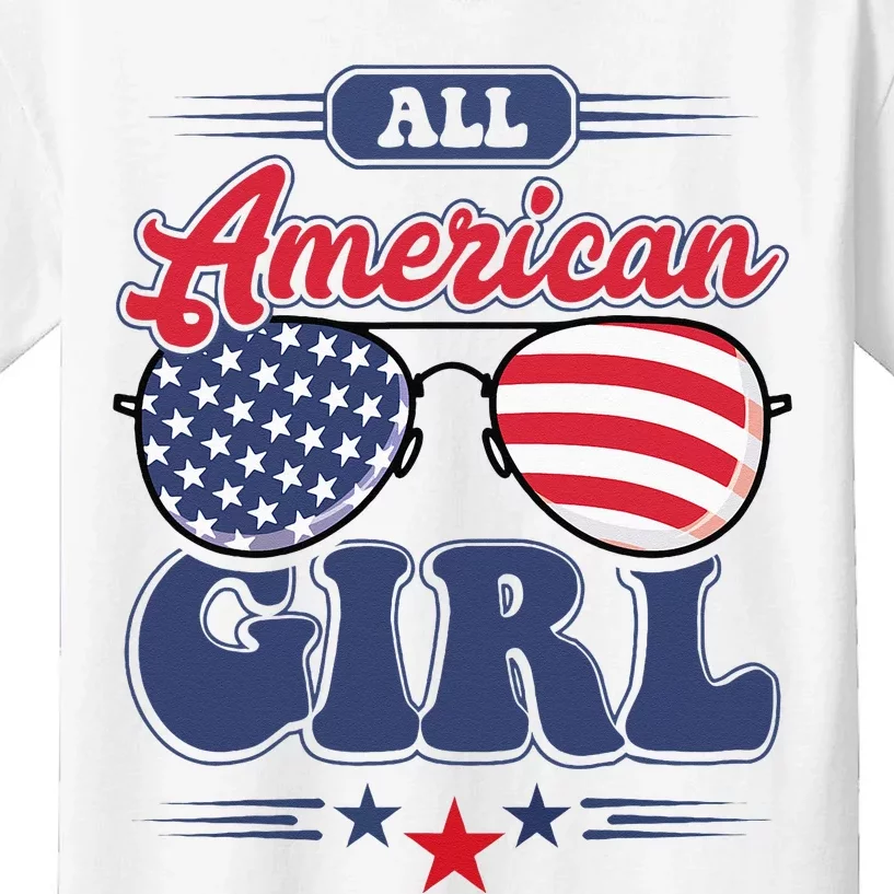 All American 4th Of July Family Matching Kids T-Shirt