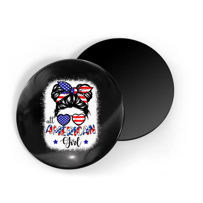 All American 4th Of July Bleached Daughter USA Magnet