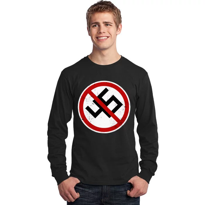 Antitrump Anti 45 Anti Nazi Tall Long Sleeve T-Shirt