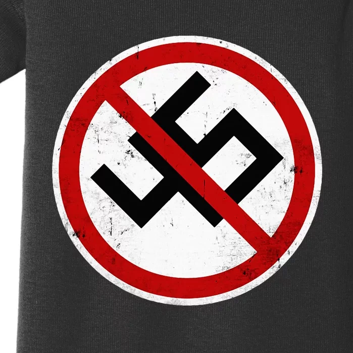 Antitrump Anti 45 Anti Nazi Baby Bodysuit