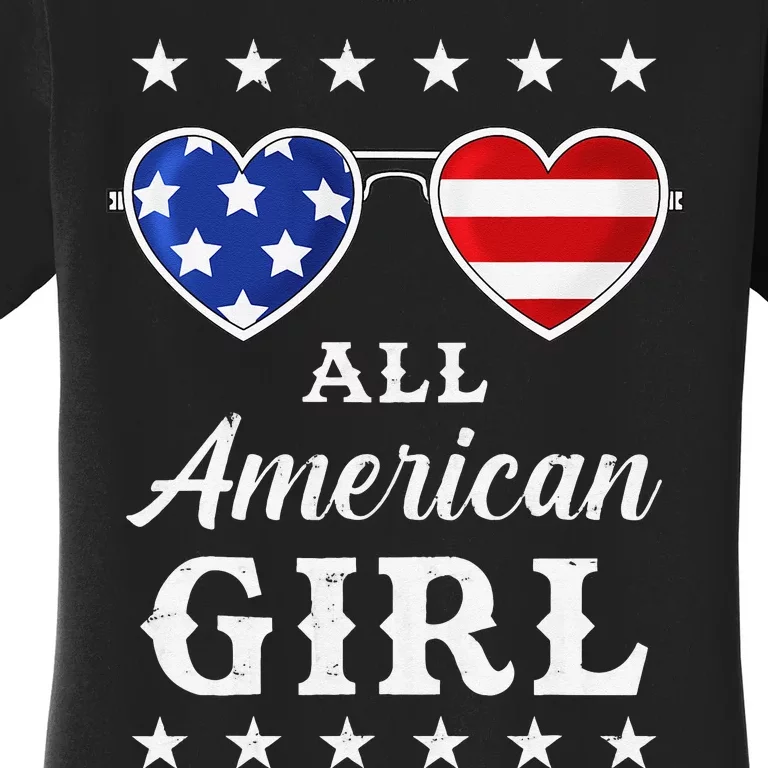 All American 4th Of July Sunglasses Women's T-Shirt