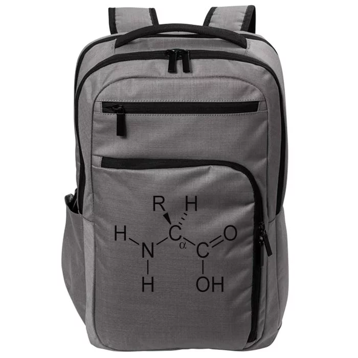 Alpha Amino Acid Biochemistry Muscle Protein Genetic Impact Tech Backpack