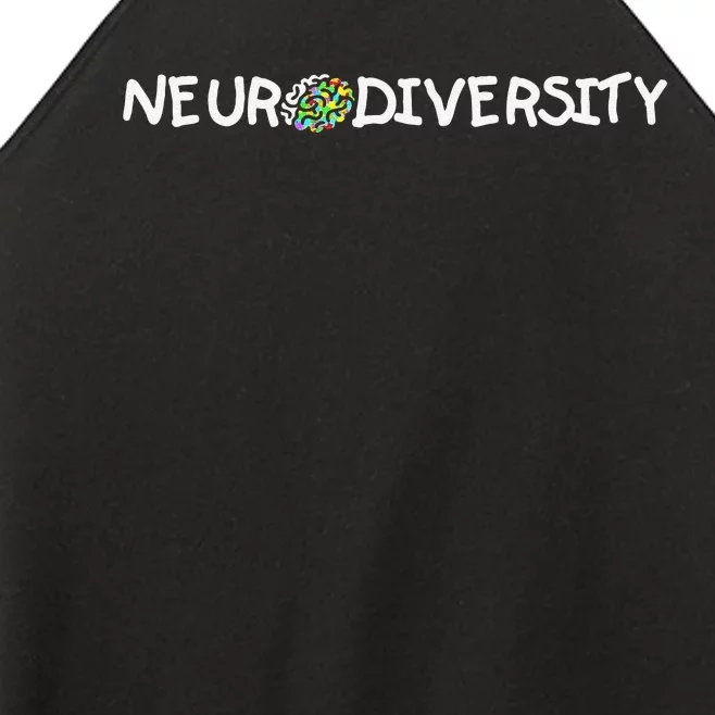 Autism And ADHD Awareness Embrace Neurodiversity Women’s Perfect Tri Rocker Tank