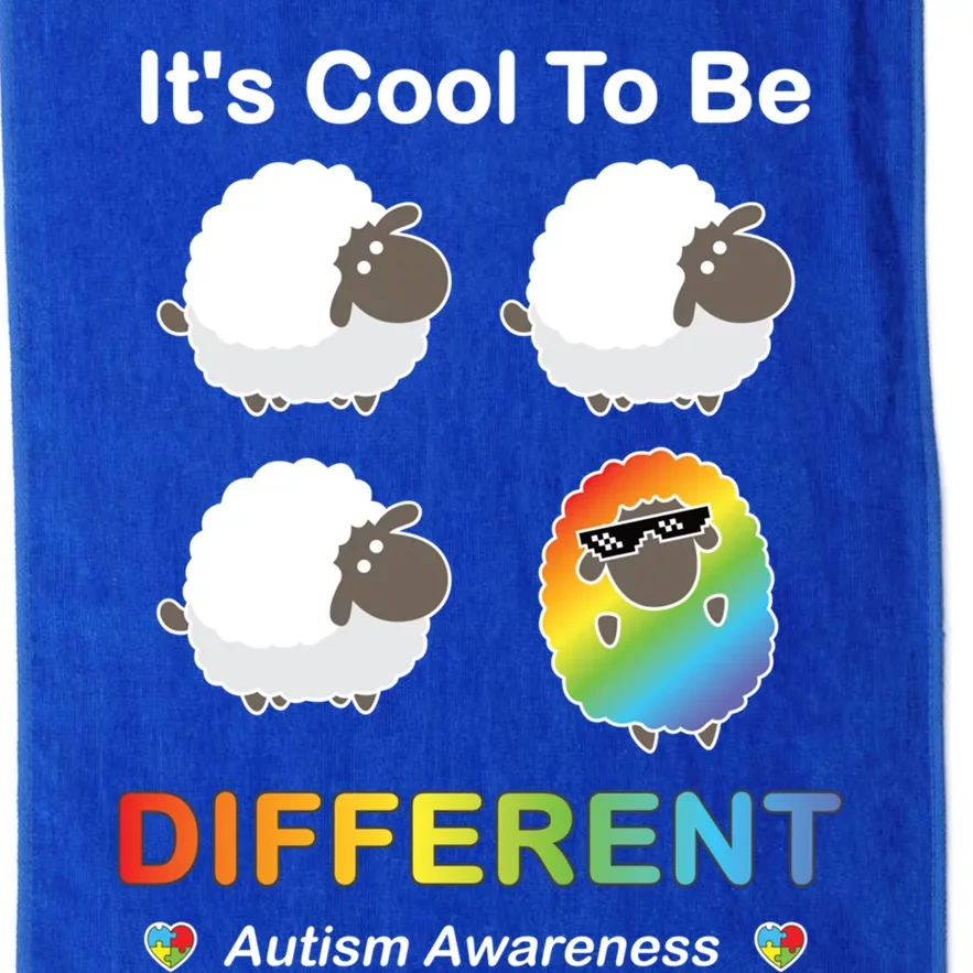 Autism Awareness Acceptance Rainbow Puzzle Gift Platinum Collection Golf Towel