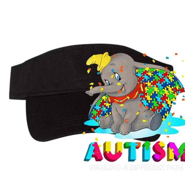 Autism Awareness Acceptance Wo Its Ok To Be Different Valucap Bio-Washed Visor