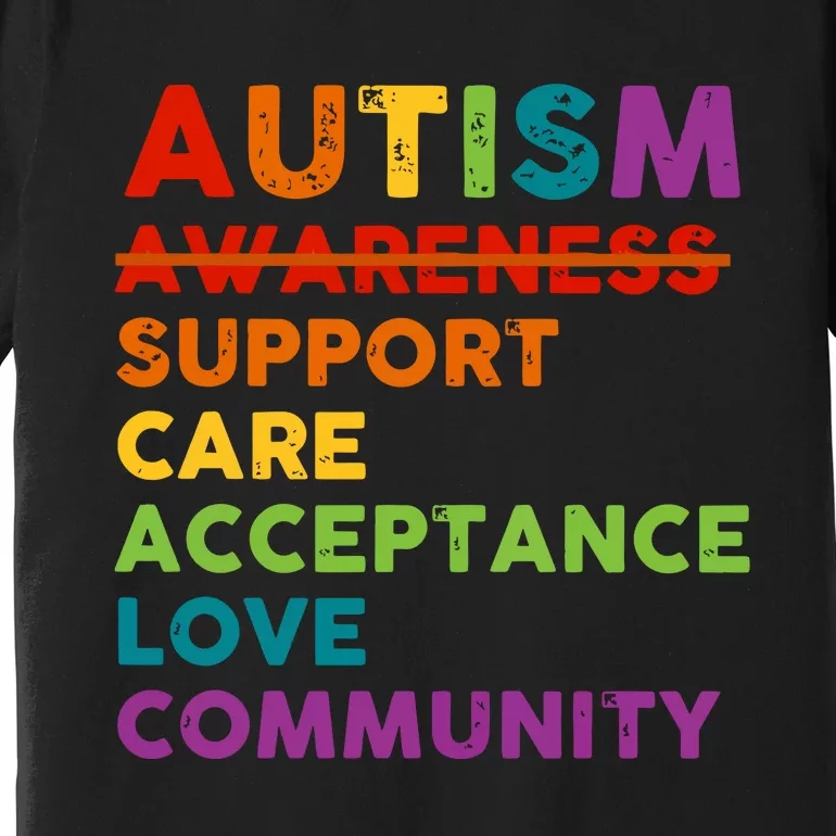 Autism Acceptance Autism Awareness Premium T-Shirt