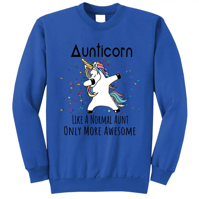 Aunticorn Awesome Auntie Tante Dancing Dabbing Unicorn Great Gift Sweatshirt