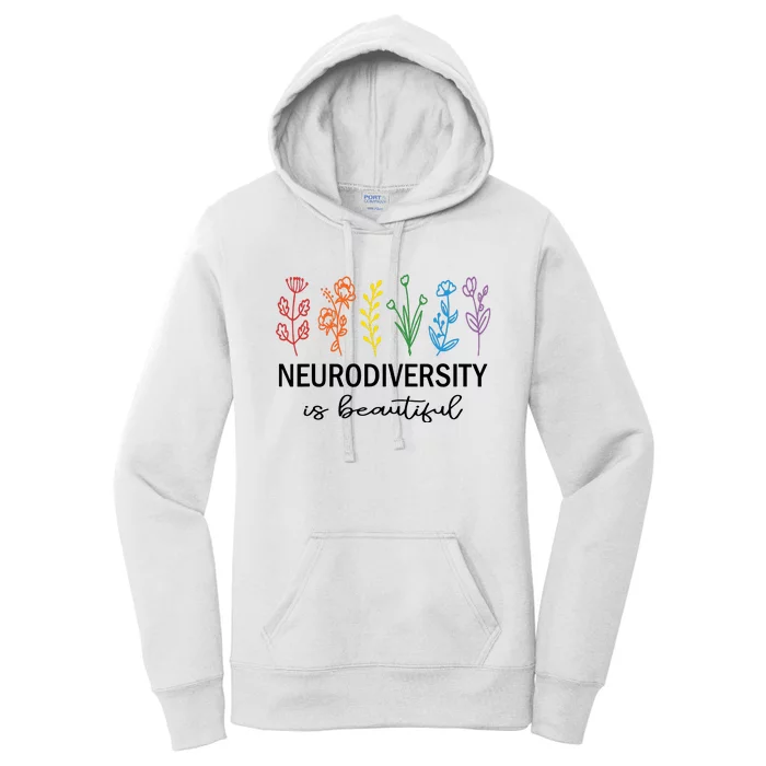 Autism Awareness Acceptance Neurodiversity Is Beautiful Women's Pullover Hoodie