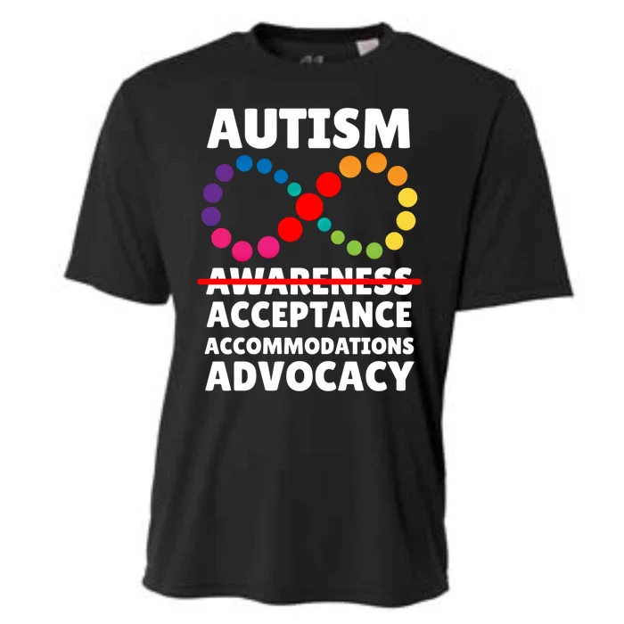 Autism Advocacy Acceptance Gift Cooling Performance Crew T-Shirt