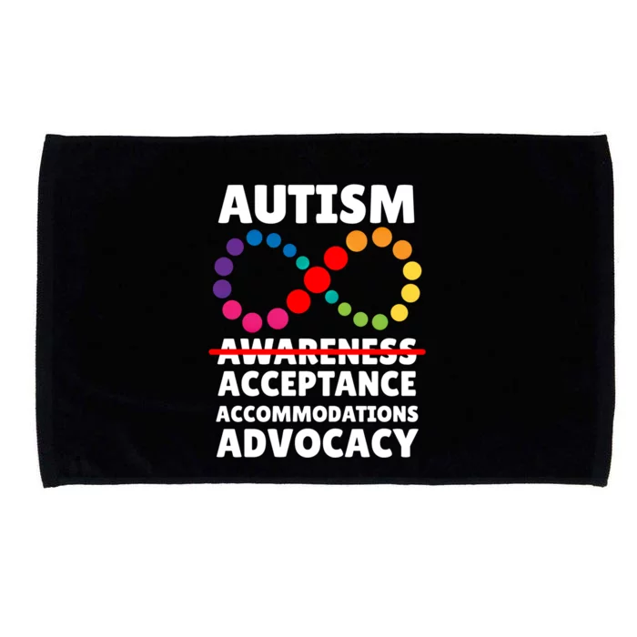 Autism Advocacy Acceptance Gift Microfiber Hand Towel