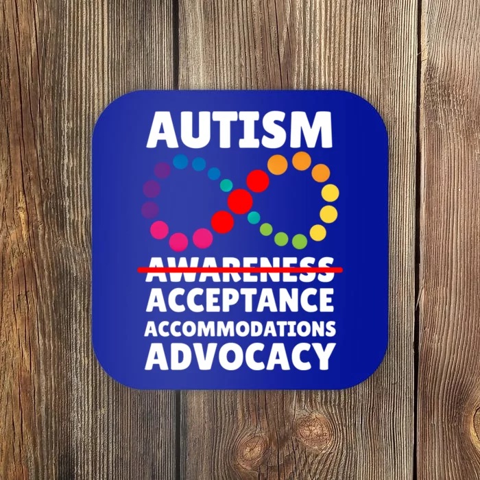 Autism Advocacy Acceptance Gift Coaster