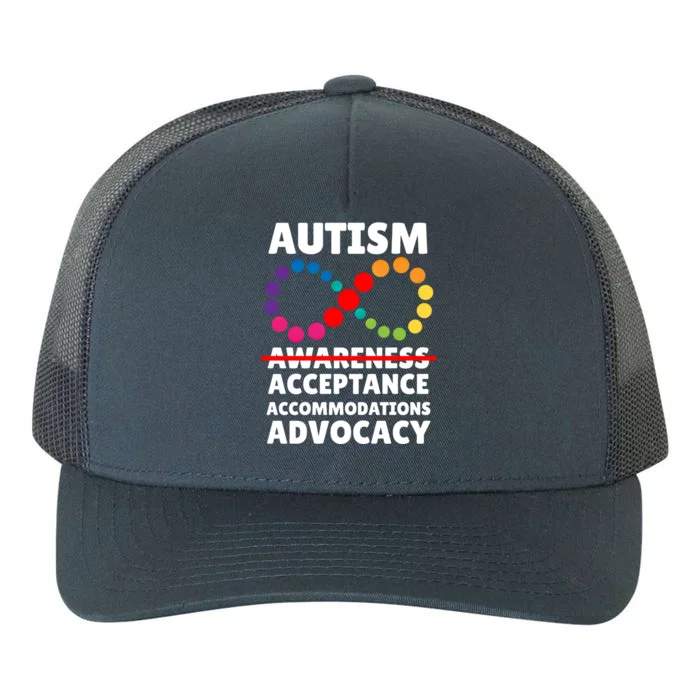 Autism Advocacy Acceptance Gift Yupoong Adult 5-Panel Trucker Hat