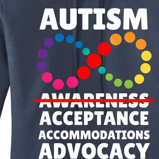 Autism Advocacy Acceptance Gift Women's Pullover Hoodie