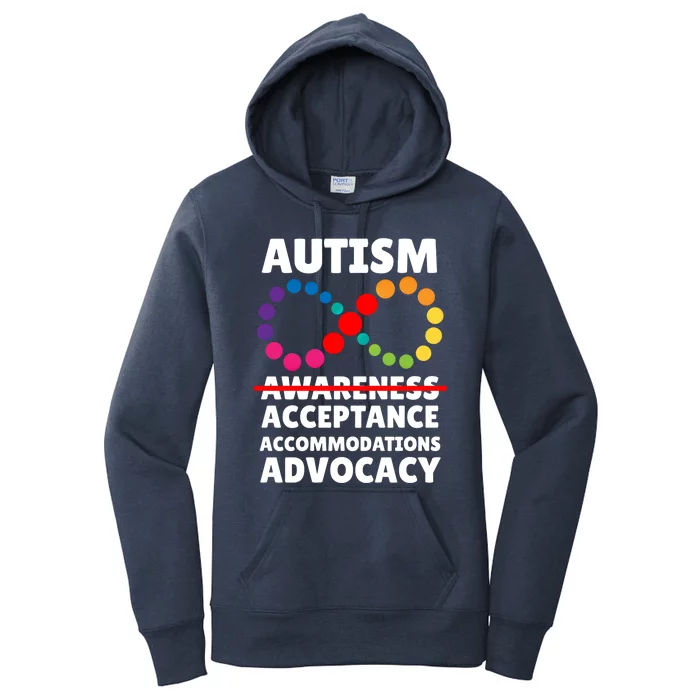 Autism Advocacy Acceptance Gift Women's Pullover Hoodie