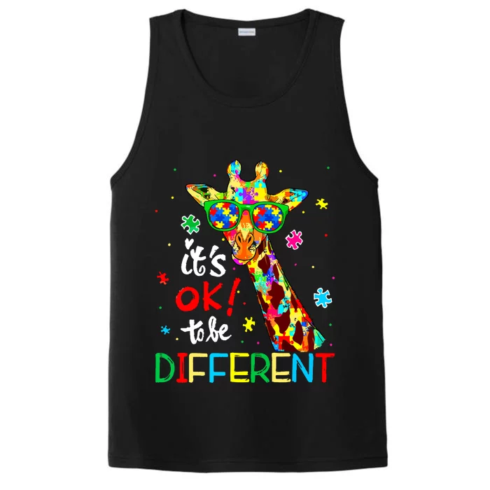 Autism Awareness Acceptance Women Its Ok To Be Different Performance Tank