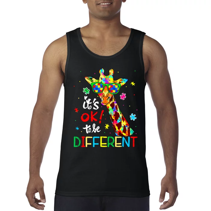 Autism Awareness Acceptance Women Its Ok To Be Different Tank Top