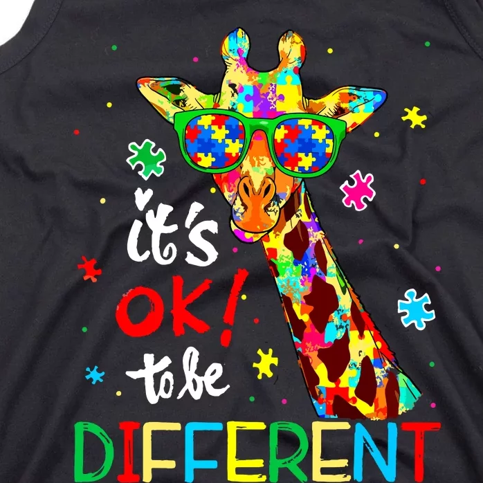 Autism Awareness Acceptance Women Its Ok To Be Different Tank Top