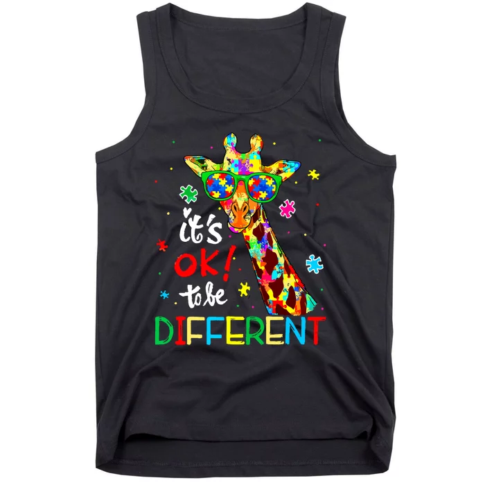 Autism Awareness Acceptance Women Its Ok To Be Different Tank Top