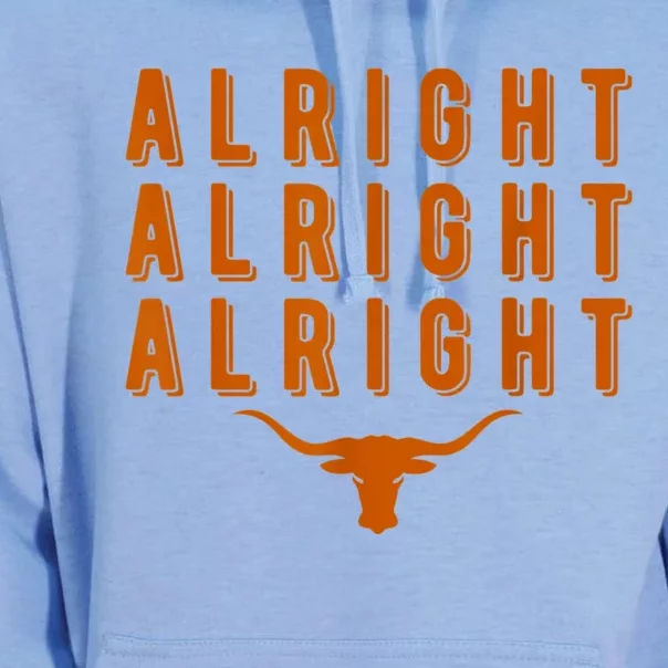 Alright, Alright, Alright Texas Shirt Texas Pride State USA Unisex Surf Hoodie